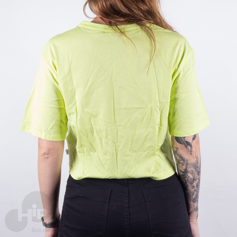 Blusa Puma Essentials Cropped Verde