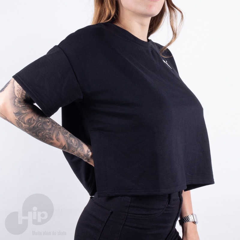 Blusa Puma Modern Sport Sweat Preta