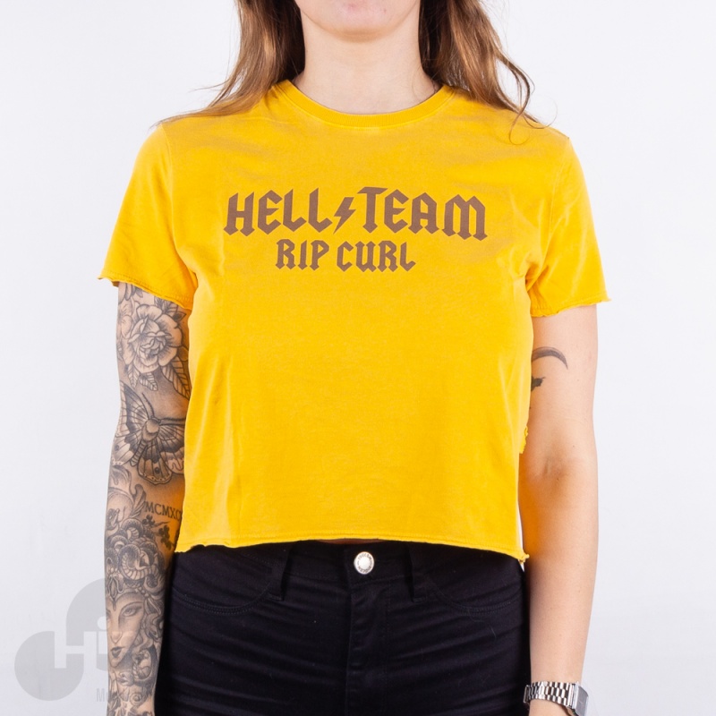 Blusa Rip Curl Hell Team Amarela