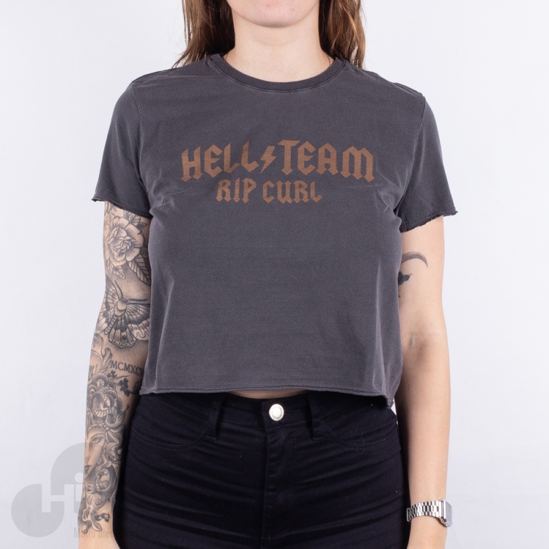 Blusa Rip Curl Hell Team Cinza Escuro