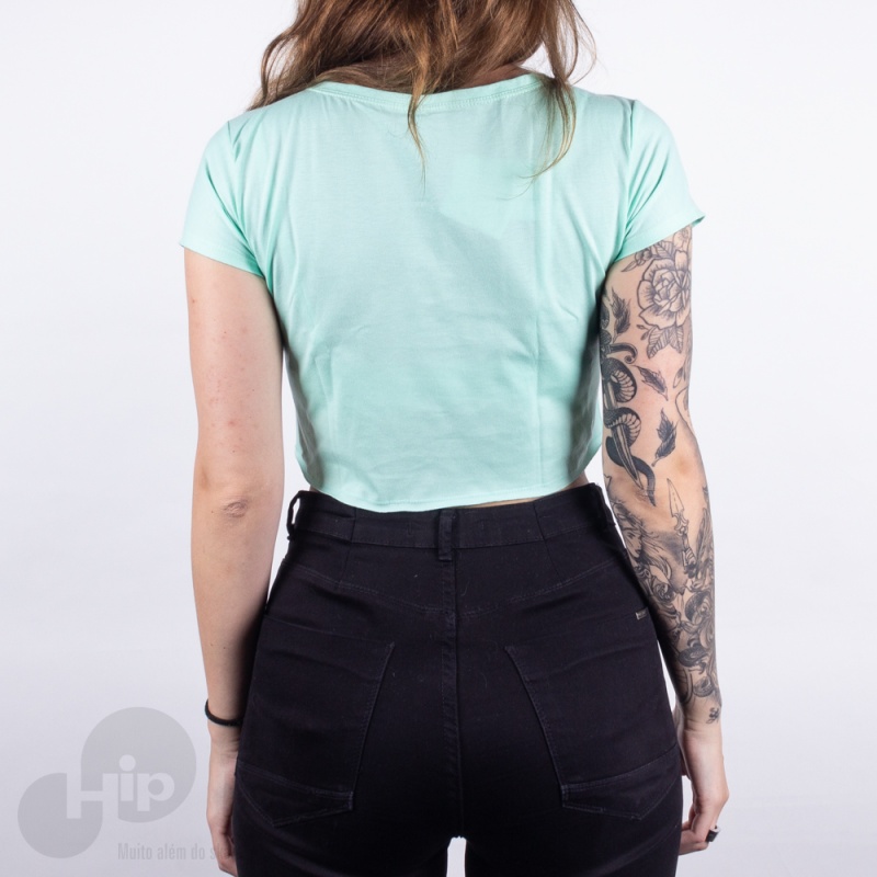 Blusa Riu Kiu Cropped Verde