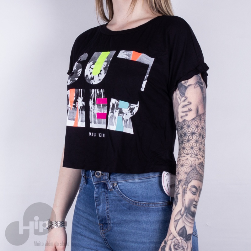 Blusa Riu Kiu Summer Preta