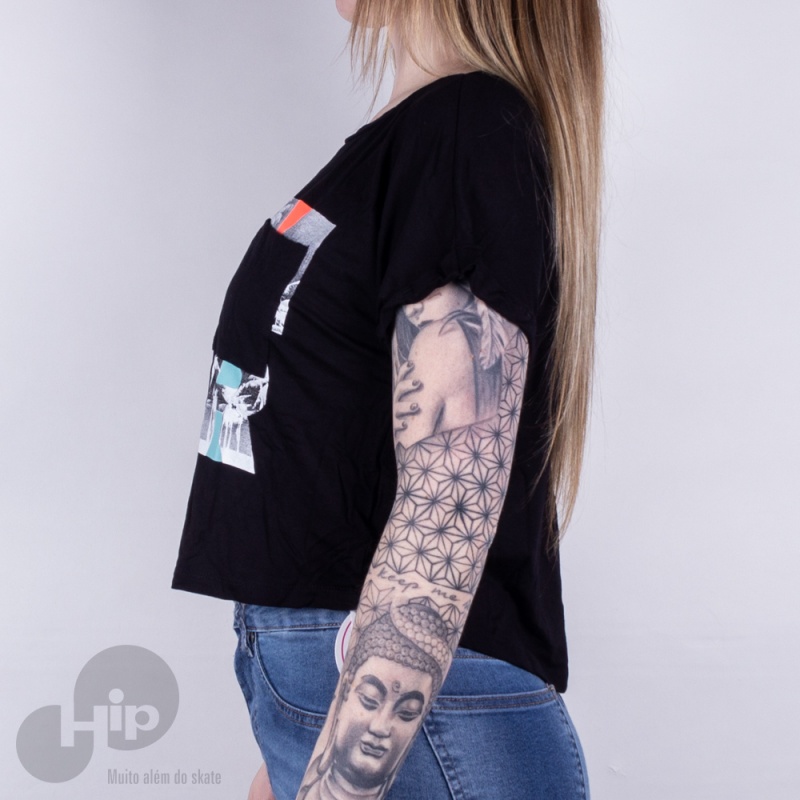 Blusa Riu Kiu Summer Preta