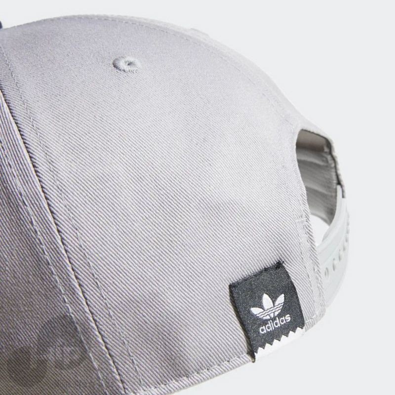 Bon Adidas Two-Tone Trefoil Snapback Cinza