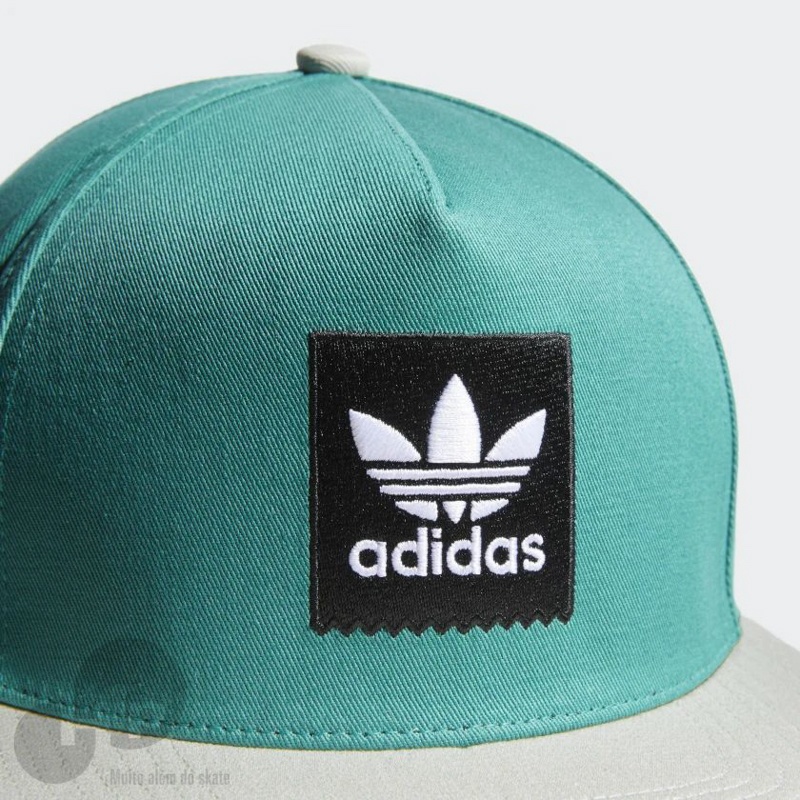 Bon Adidas Two-Tone Trefoil Snapback Verde