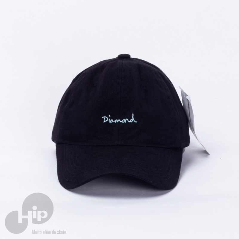 Bon Diamond Og Script Dad Hat Preto