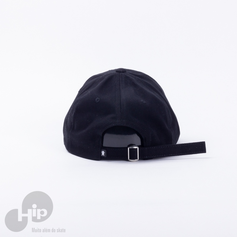 Bon Grizzly Og Bear Logo Dad Hat Preto