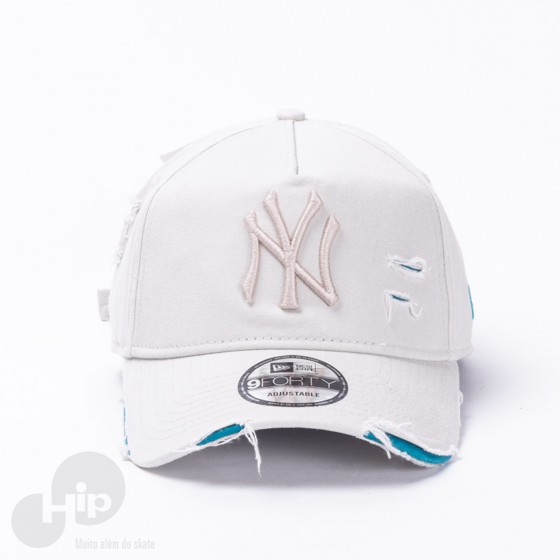 Bon New Era 940 Af St Inv Destroyed Branco