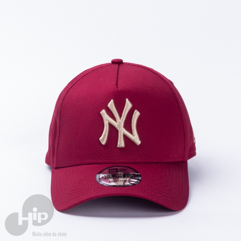 Bon New Era New York Yankees 940 Af Vermelho