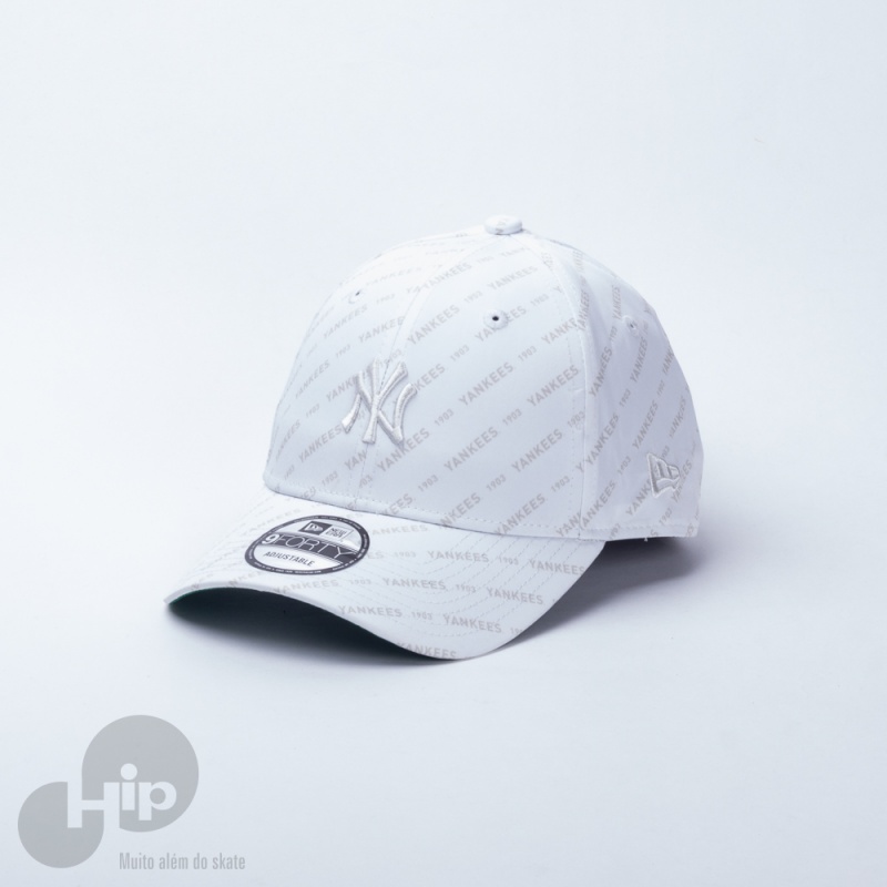 Bon New Era New York Yankees 940 Sn Monotone Branco