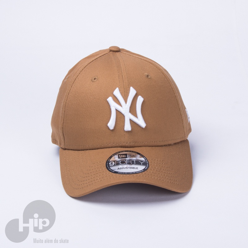 Bon New Era New York Yankees White On Wheat Marrom