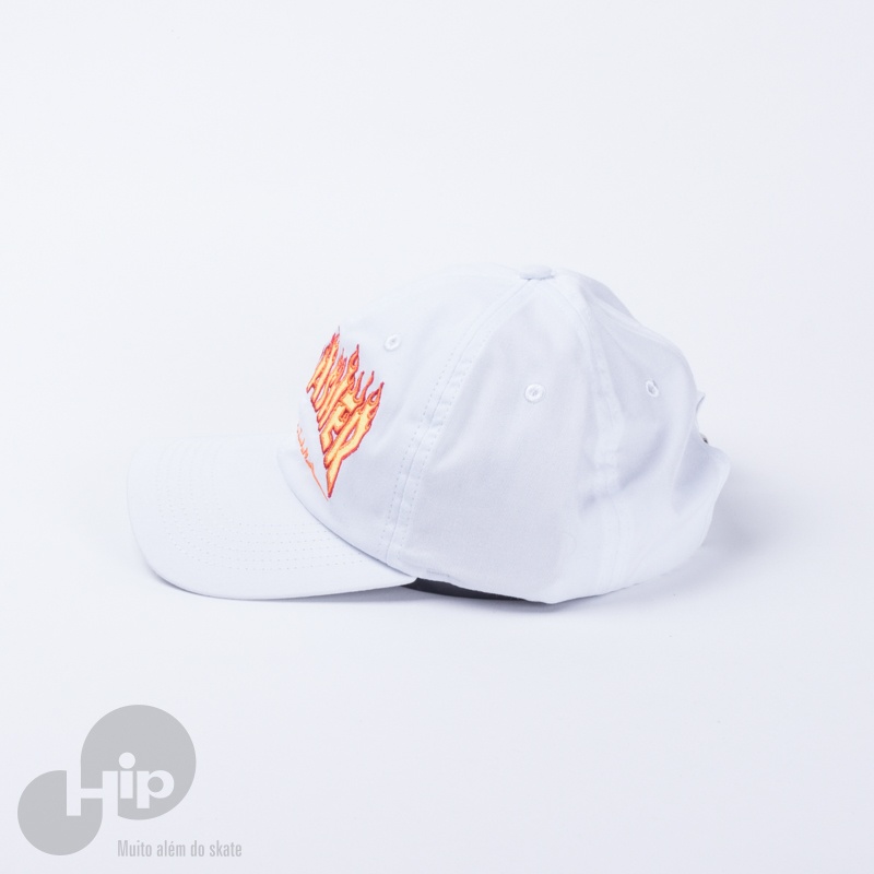 Bon Thrasher Dad Hat Flame Branco