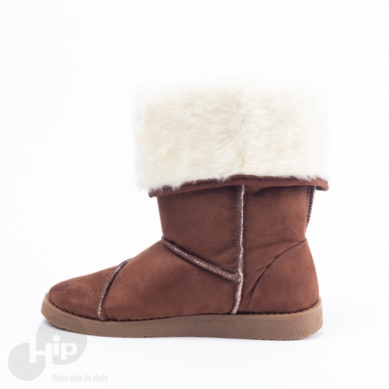 Bota Perky Confy High Suede Marrom