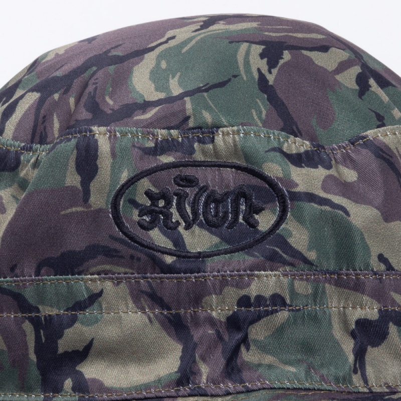 Bucket Rvca Rum Camuflado Verde