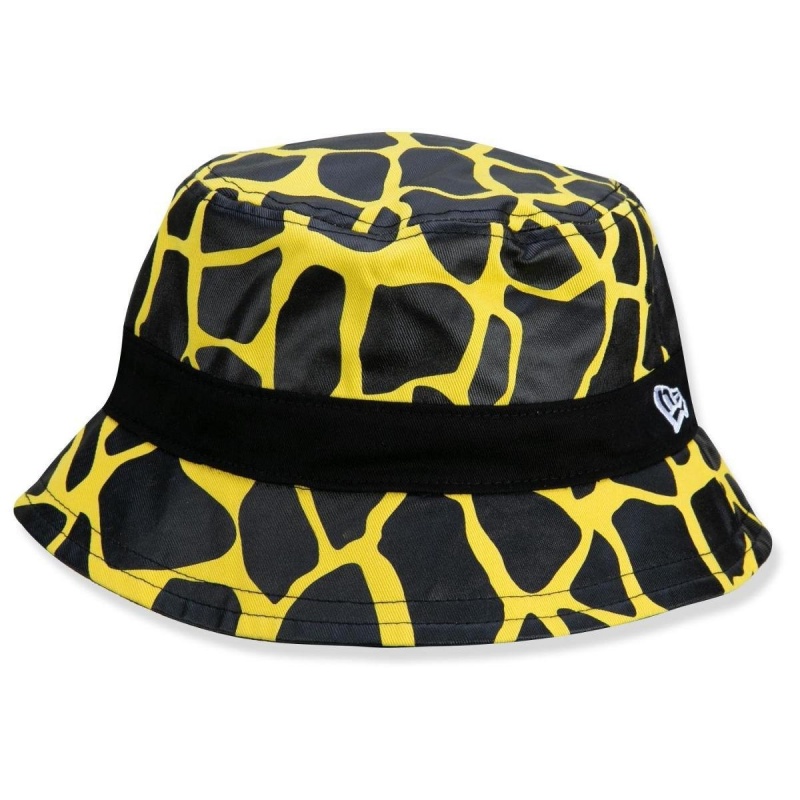 Chapu Bucket Dupla Face New Era Have Fun Giraffe ou Preto