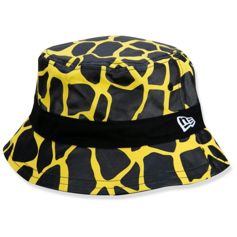 Chapu Bucket Dupla Face New Era Have Fun Giraffe ou Preto