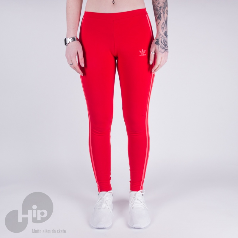 Cala Adidas Legging Ed7577 Vermelha