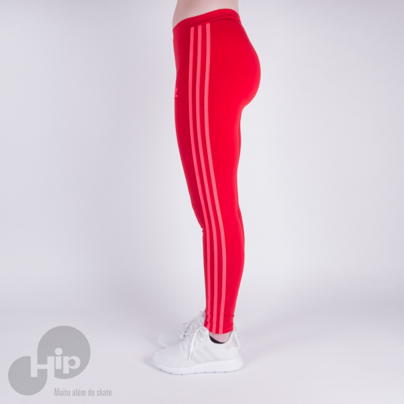 calça adidas preta e vermelha
