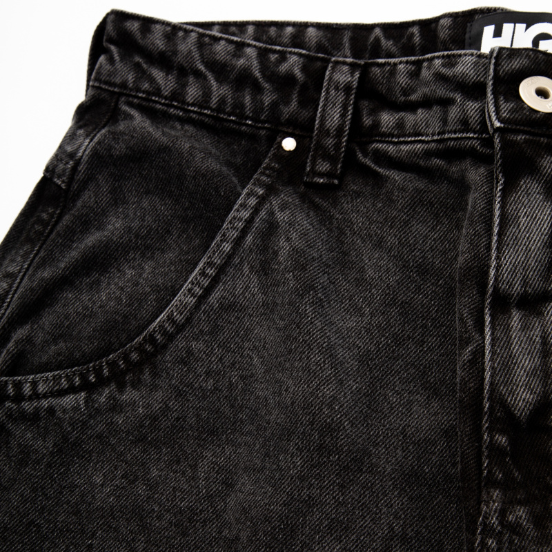 Cala High Logo Line Washed Preto
