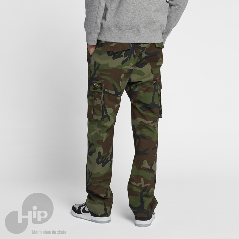 Cala Nike Sb Flex FTM Camuflado Verde