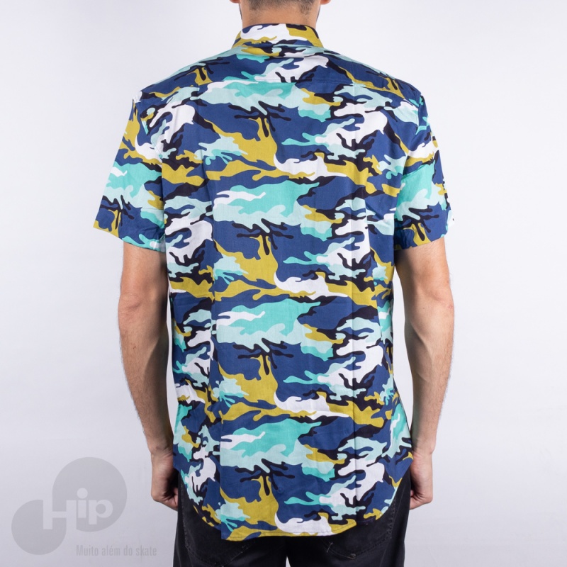 Camisa Dgk Ruckus Azul Claro