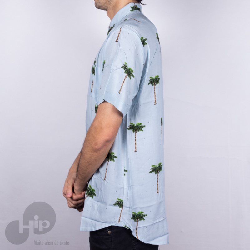 Camisa Hocks Tropical Azul Claro