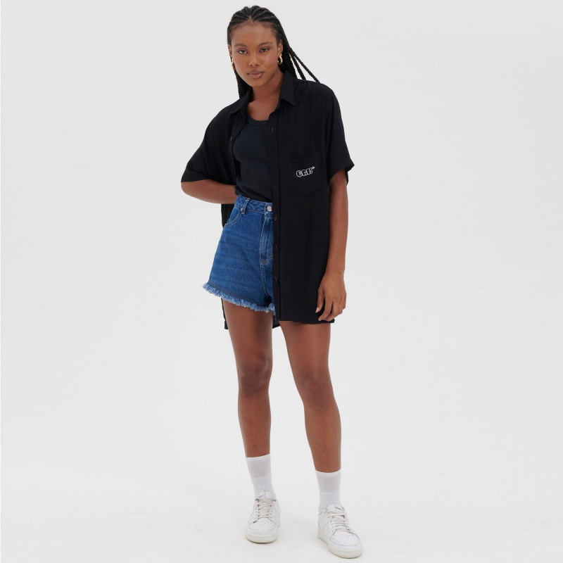 Camisa Baw Over Bawbble Letter Preto