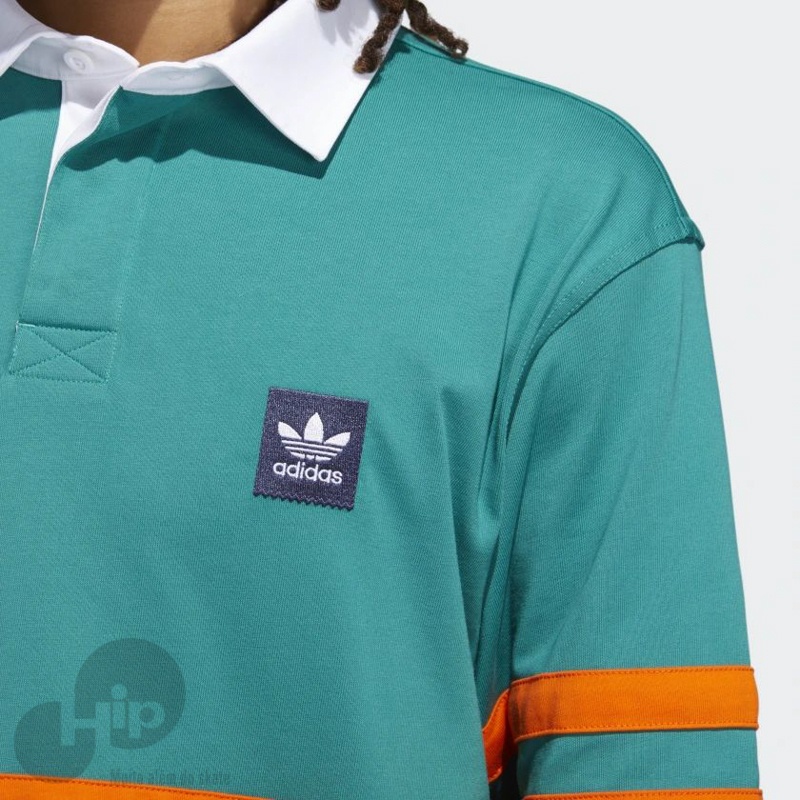 Camisa Polo Manga Longa Adidas Winchell Verde