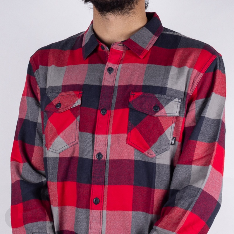 Camisa Vans Box Flannel Vermelha