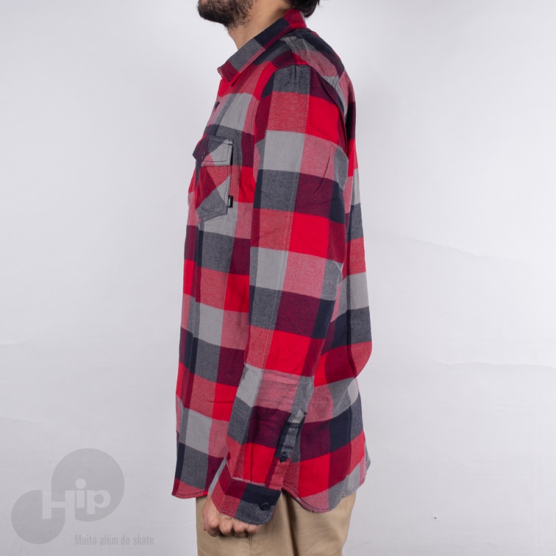 Camisa Vans Box Flannel Vermelha