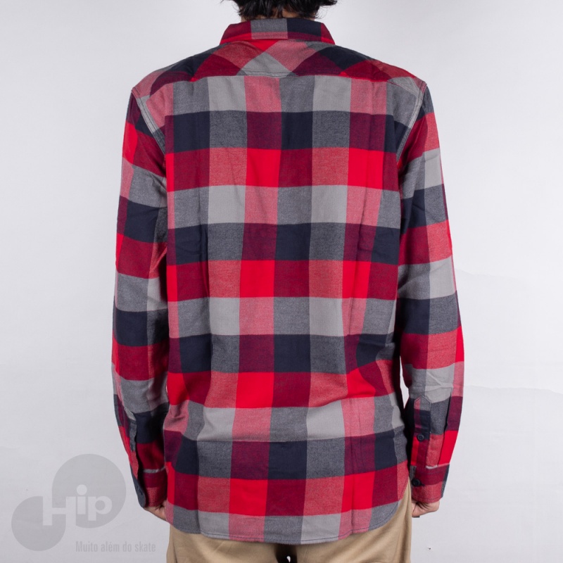 Camisa Vans Box Flannel Vermelha