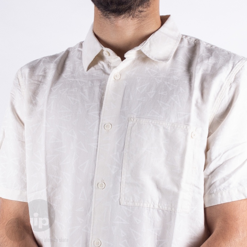 Camisa Vans X Pilgrim Surf Bege