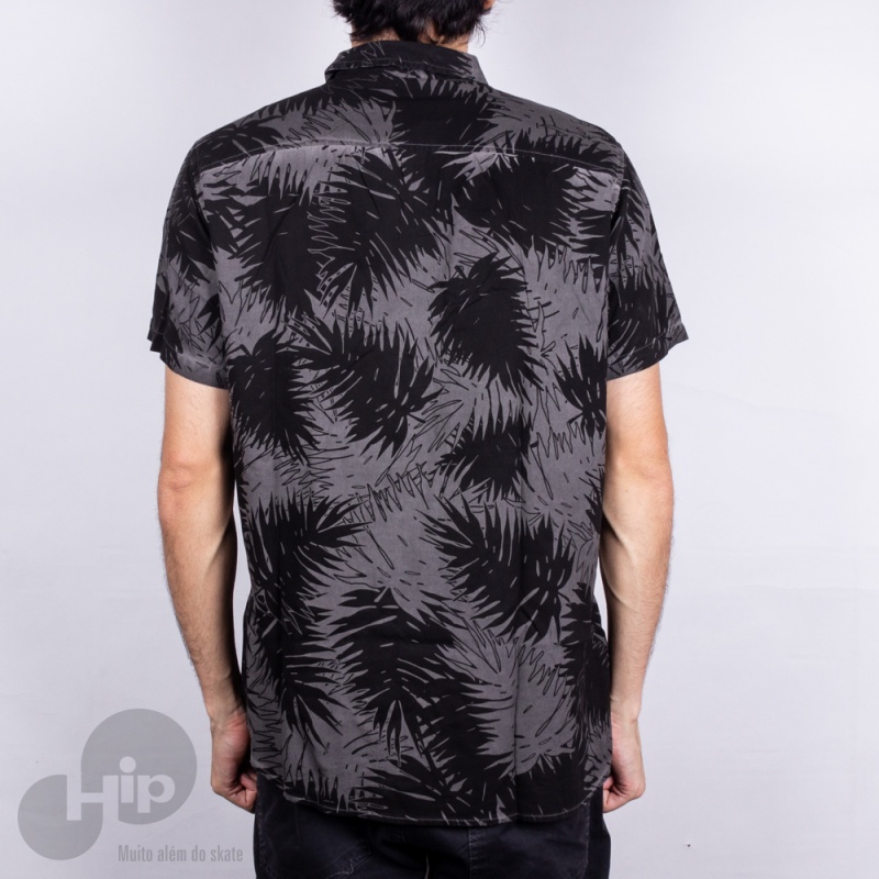 Camisa Volcom Leaf Stone Preta