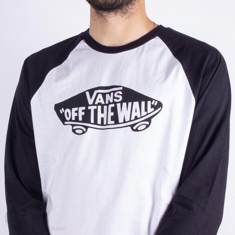 Camiseta 3/4 Vans Otw Raglan Branca