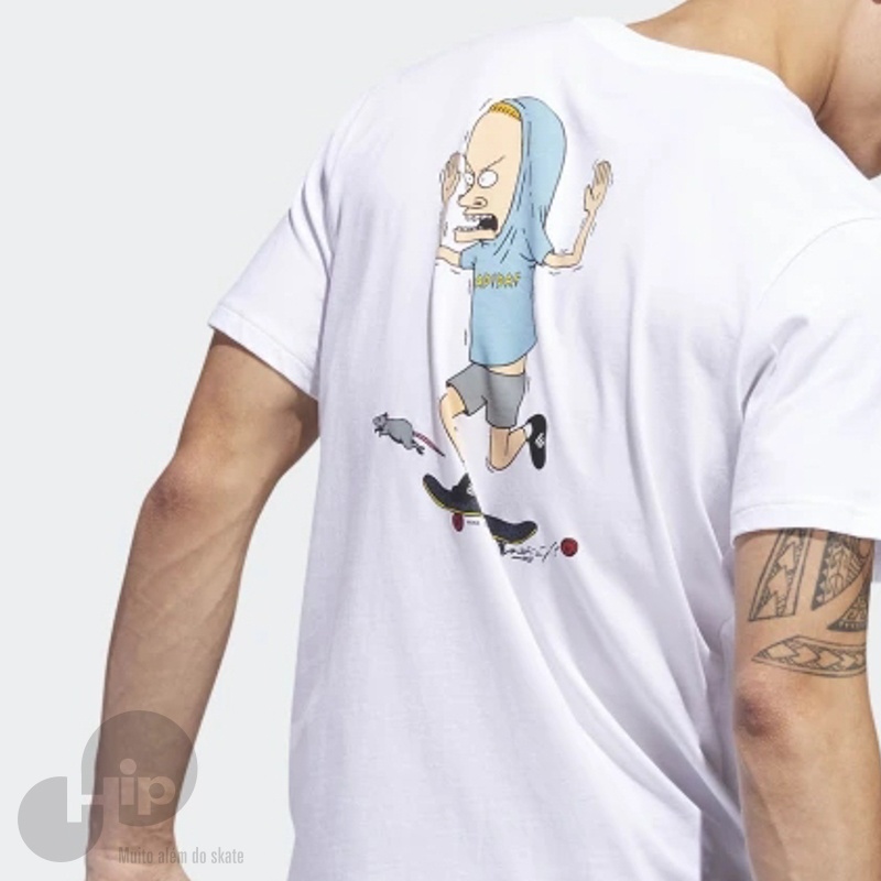 Camiseta Adidas Beavis & Butthead Branca