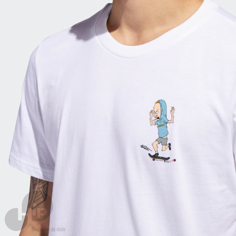 Camiseta Adidas Beavis & Butthead Branca