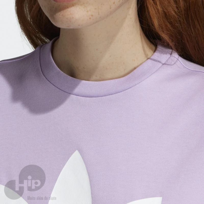 blusa adidas lilas