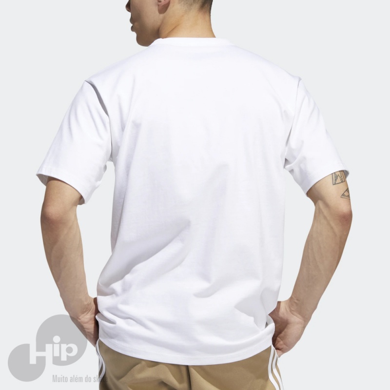 Camiseta Adidas Ec7381 Branca