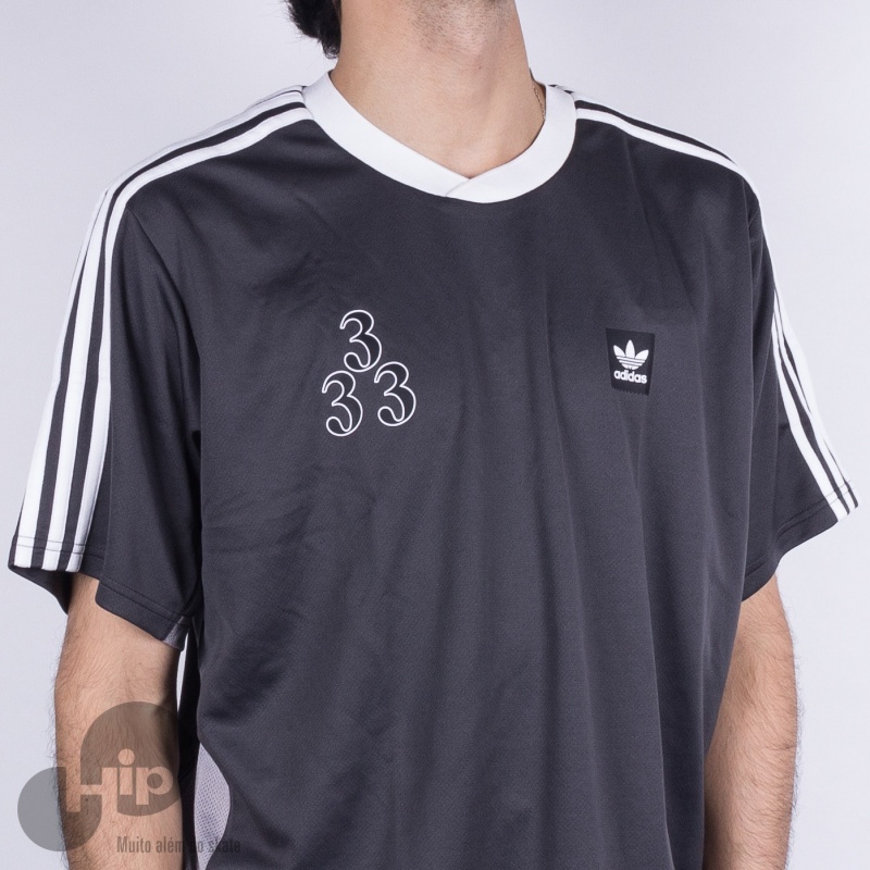 Camiseta Adidas Macleay Shrzy Cinza Escuro