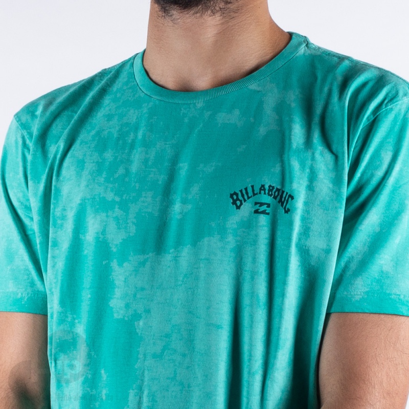 Camiseta Billabong Archwave Tie Die Verde