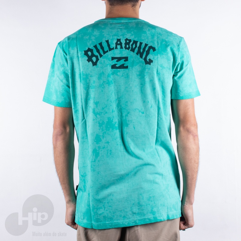 Camiseta Billabong Archwave Tie Die Verde