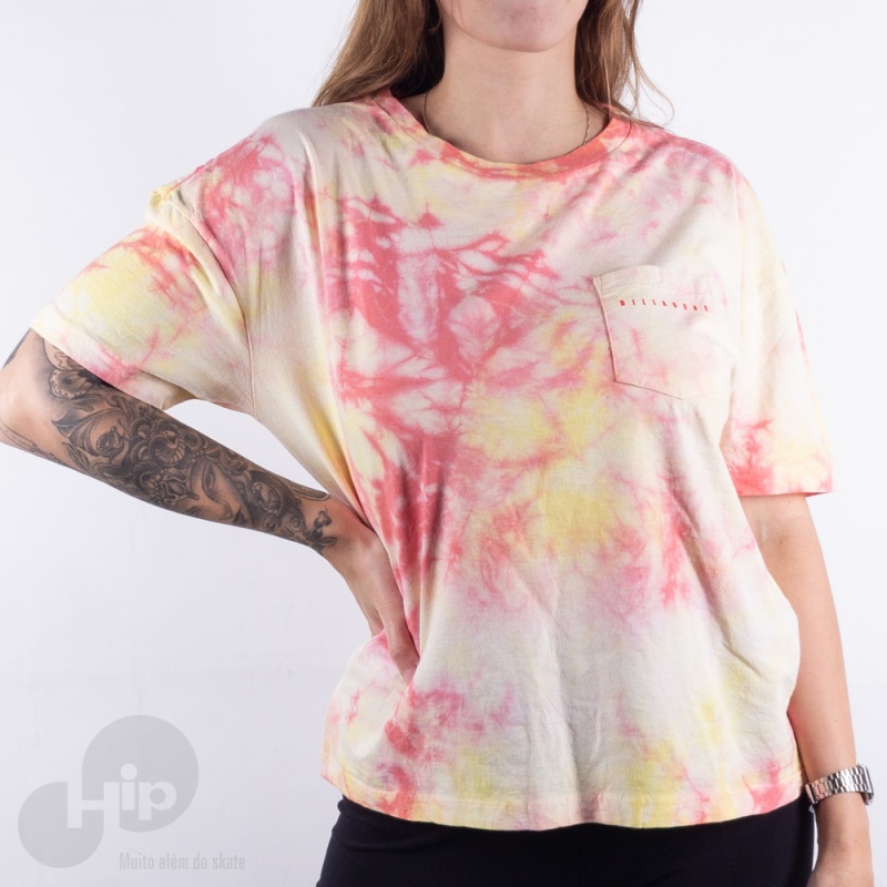 Camiseta Billabong Beach Comber Rosa