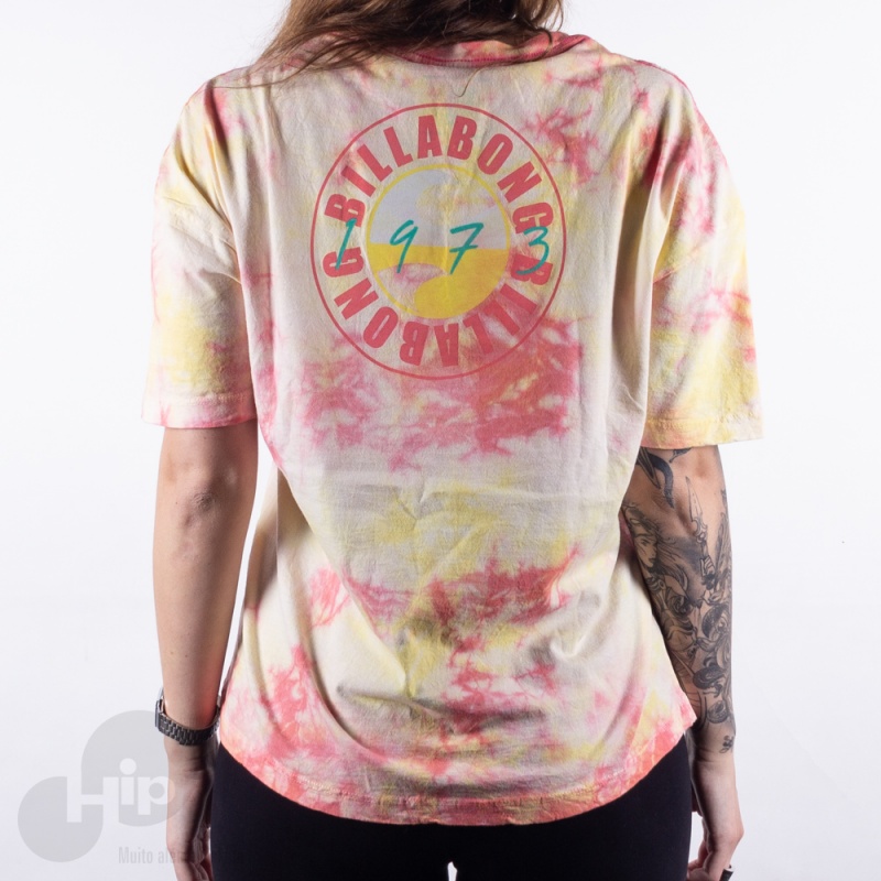 Camiseta Billabong Beach Comber Rosa