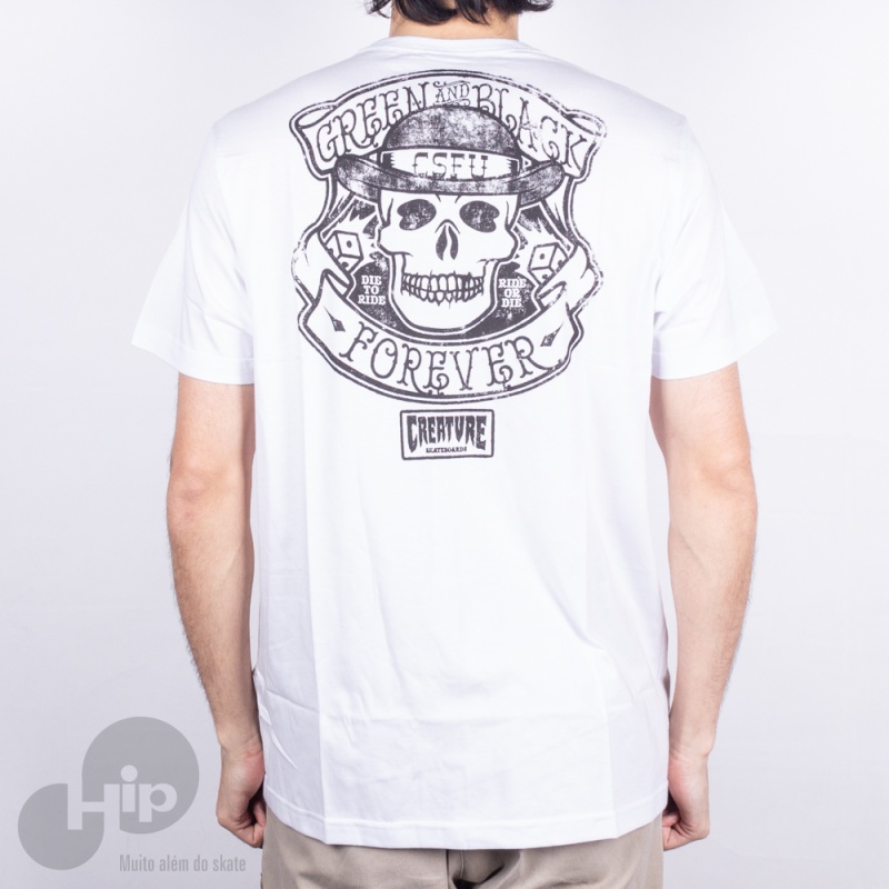 Camiseta Creature Rider Or Die Branca