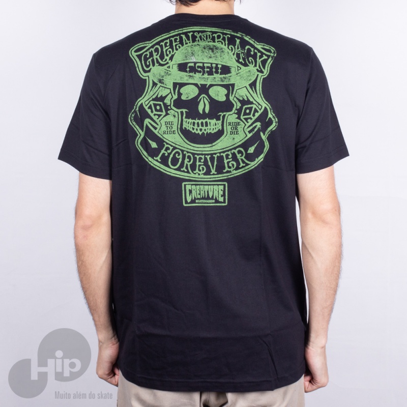 Camiseta Creature Rider Or Die Preta