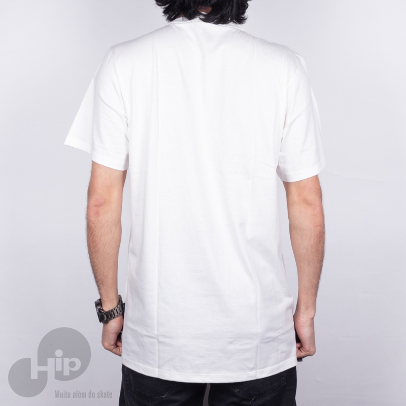 Camiseta Dc Shoes Basic Pocket Branca