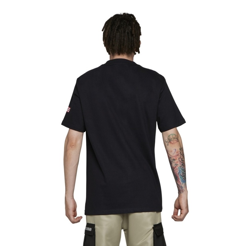 Camiseta Dc Shoes Athletic USA Preto