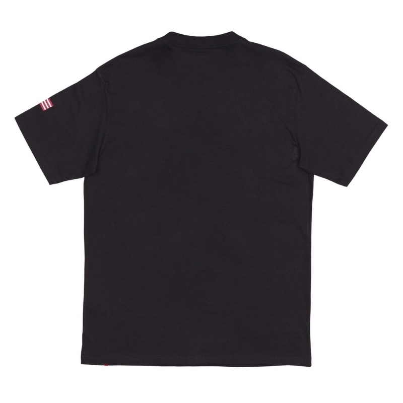 Camiseta Dc Shoes Athletic USA Preto