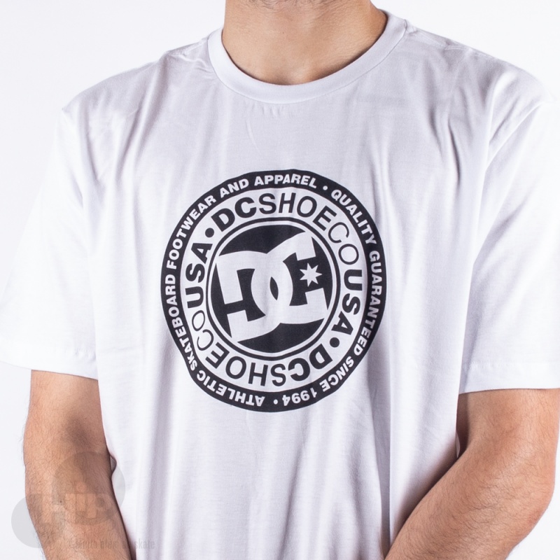 Camiseta Dc Shoes Circle Star Branca