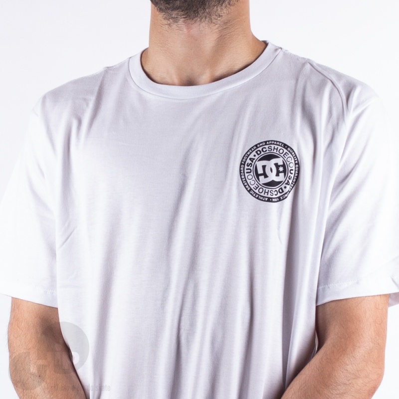 Camiseta Dc Shoes Circle Star Fb Branca